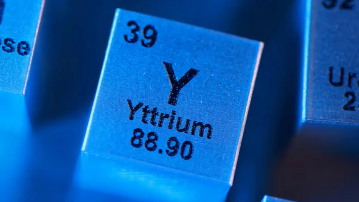 Yttrium has become a global strategic hotspot